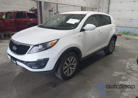 2016 Kia Sportage Lx from USA, damaged, VIN KNDPBCAC6G7880402